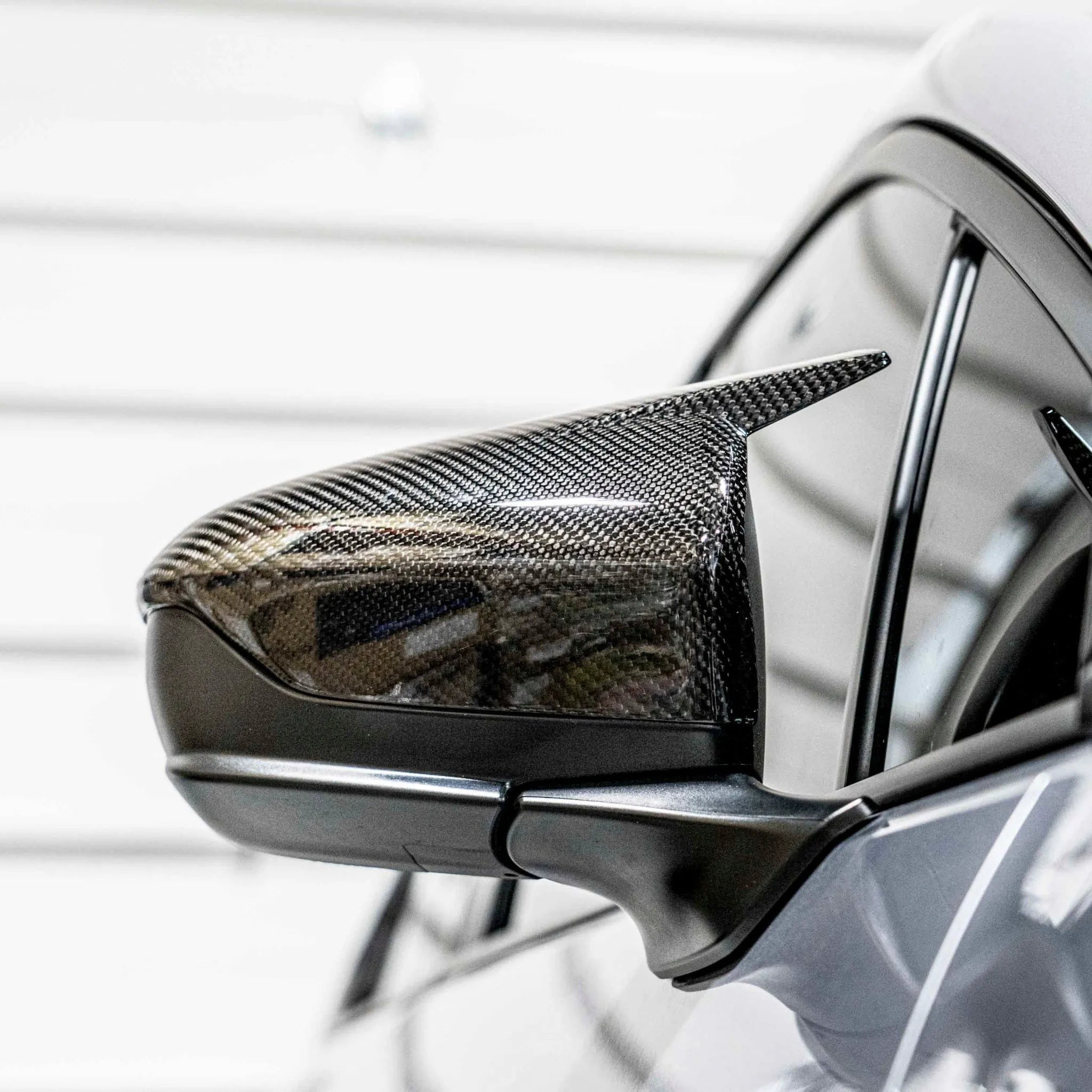 Compressive Tuning Arrowhead Carbon Fiber Mirror Caps - 2022-2026 Subaru WRX