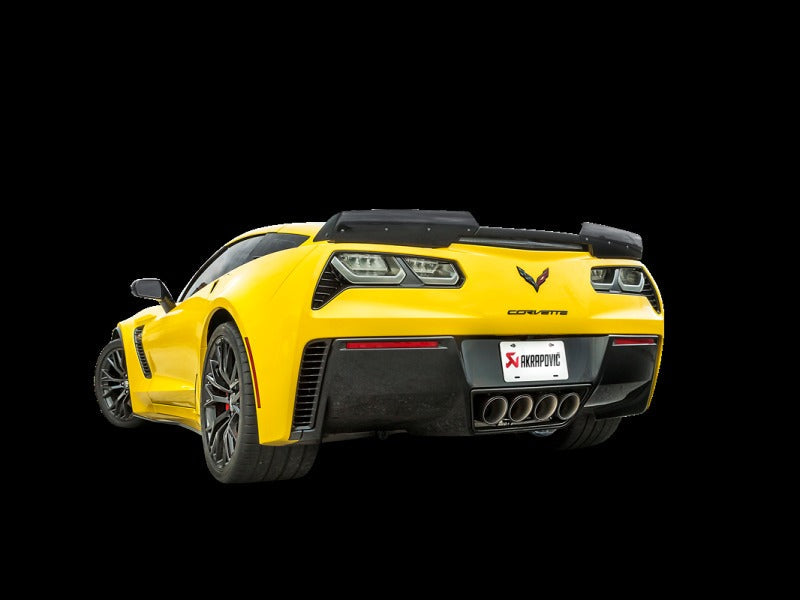 Akrapovic Slip-On Line Titanium with Carbon Tips for 2014-2017 Chevrolet Corvette Z06 (C7) - MTP-CO/TI/2