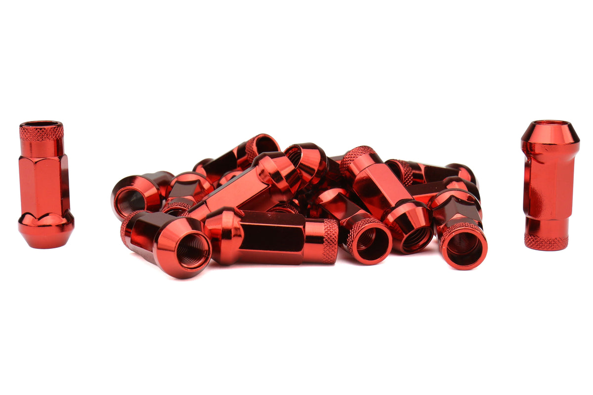 Wheel Mate Muteki SR48 Open End Lug Nuts - Red 12x1.50 48mm