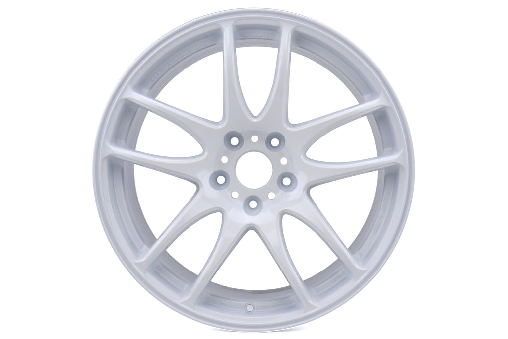 Work Wheels Emotion CR Kiwami White 18x9.5 +38mm 5x114.3 (Sold as Pair) - 2015-2024 Subaru WRX / 2015-2021 STI / 2019-2024 Forester