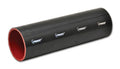 Vibrant Performance Straight Hose Coupler, 3.125in ID x 12.00in Long - Gloss Black, Silicone Intake/Boost/Cooling Plumbing - Part 27380
