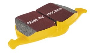 EBC Brakes Yellowstuff Street And Track Rear Brake Pads - 2022-2026 Subaru WRX (Manual Parking Brake) / 2013-2016 Scion FR-S / 2013+ Subaru BRZ / 2017-2020 Toyota GT86)