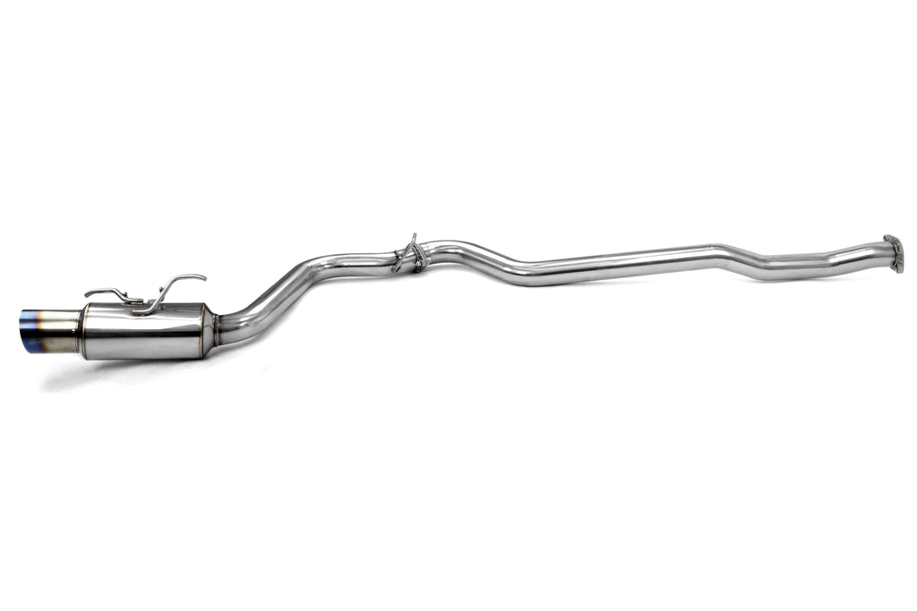 Invidia Racing Series Single Exit Cat Back Exhaust - Titanium Tip - 2008-2014 Subaru WRX / STI Hatchback