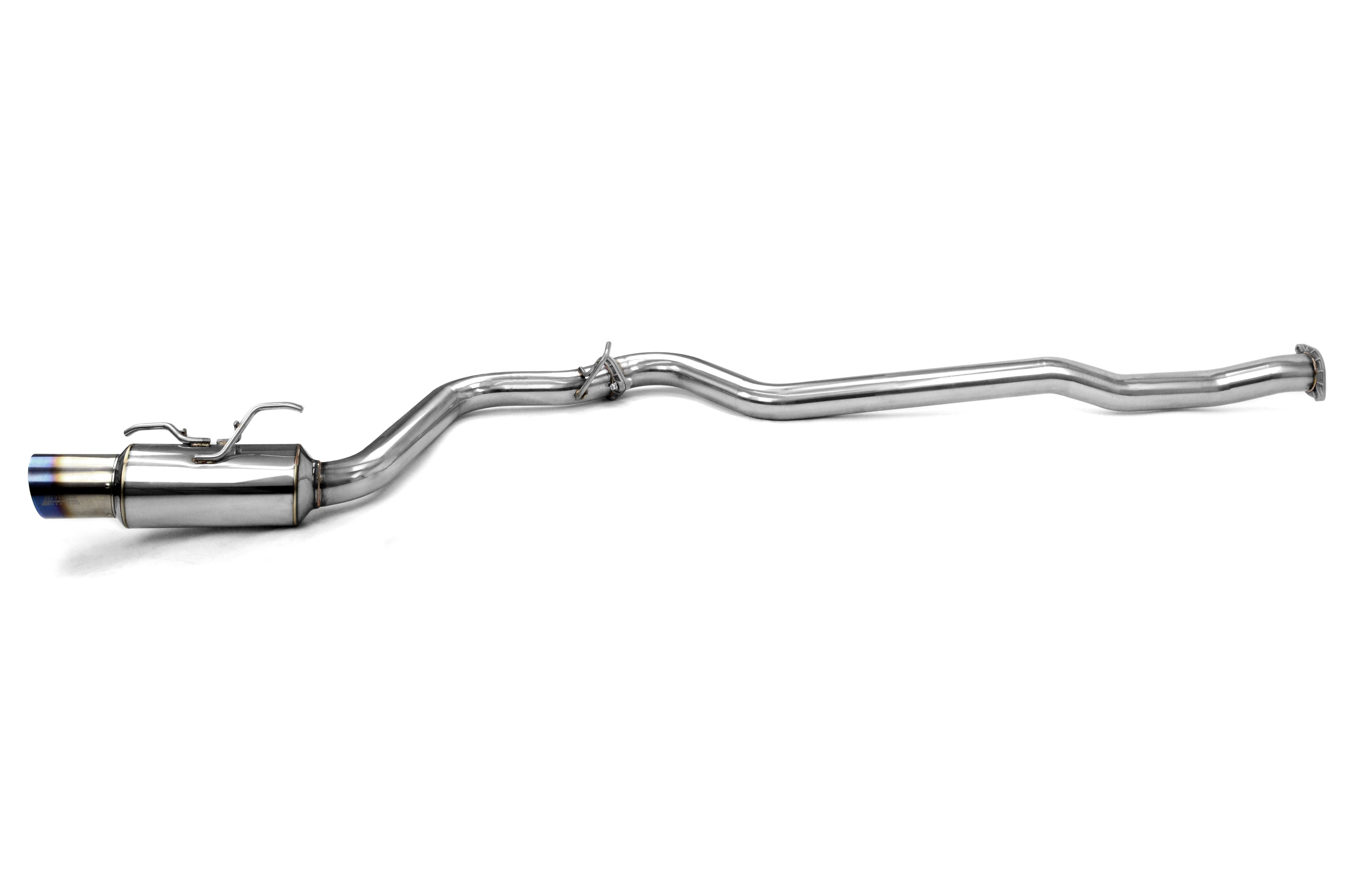 Invidia Racing Series Single Exit Cat Back Exhaust - Titanium Tip - 2008-2014 Subaru WRX / STI Hatchback