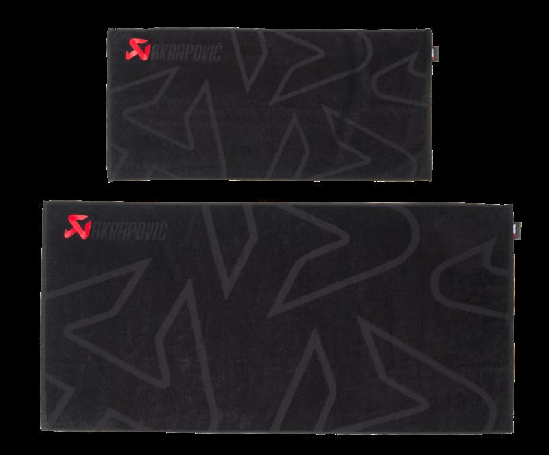 Akrapovic Towel Set Black with Red Logo - 802310