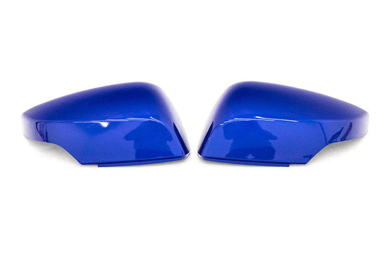 OLM OE Style Mirror Cover with Turn Signal Cutout - Dark Grey Metallic - 2015-2021 Subaru WRX / STI / 2015-2017 Crosstrek