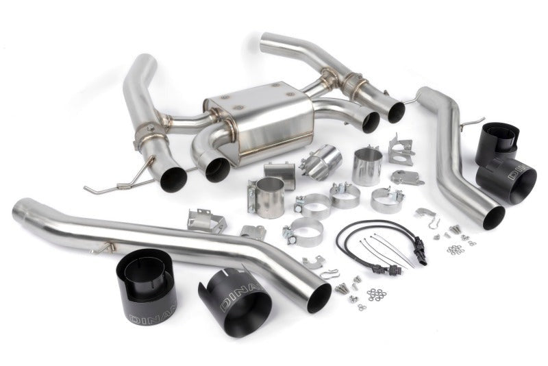 Dinan Valved Axle-Back Exhaust for 2021-2027 BMW M3/M4 - D660-0093-BLK