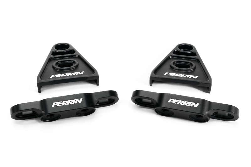 PERRIN 15+ Subaru WRX/STI High-Lift Hood Brackets (Black)