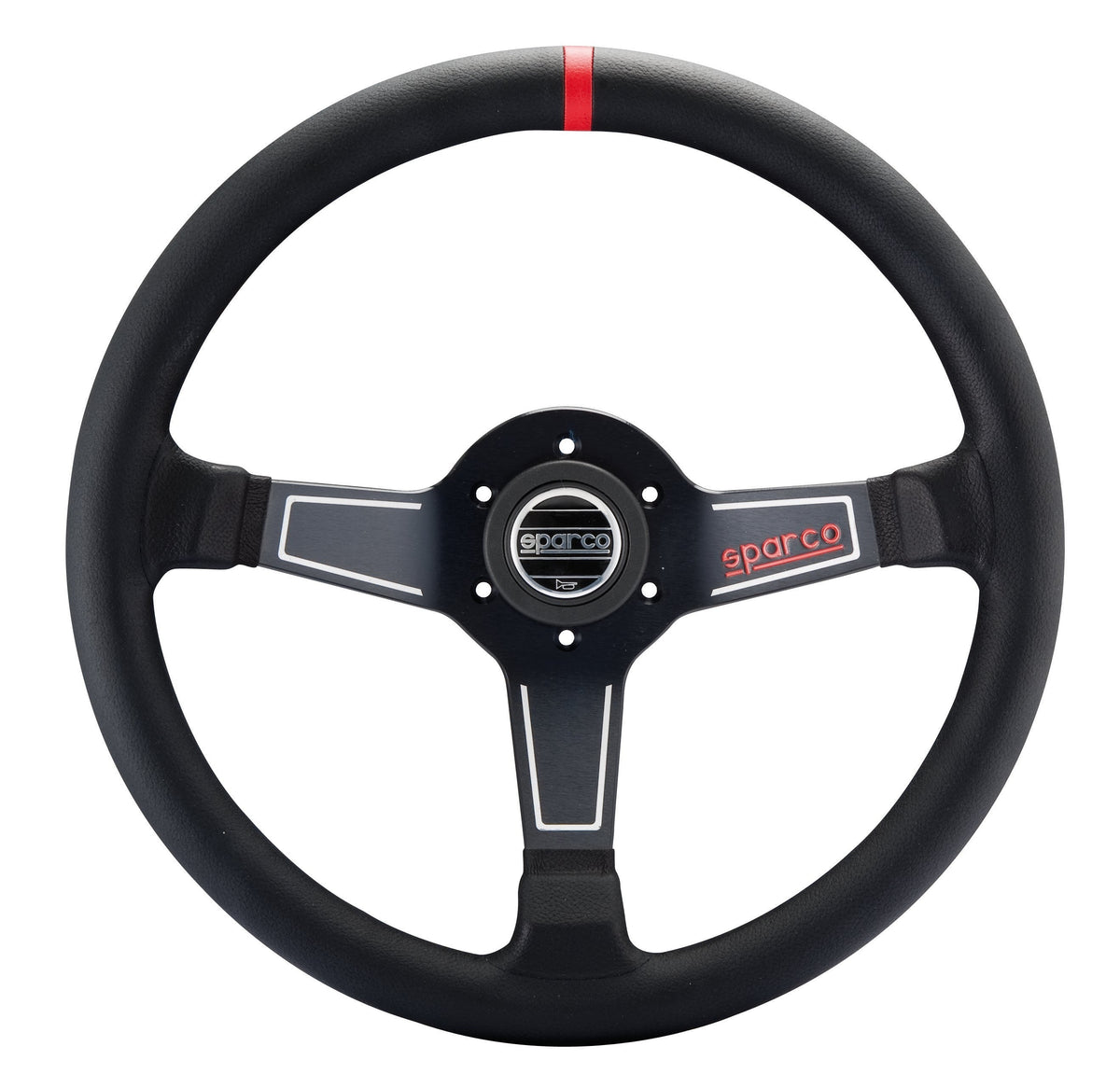 Sparco L575 Steering Wheel Leather Black - Universal