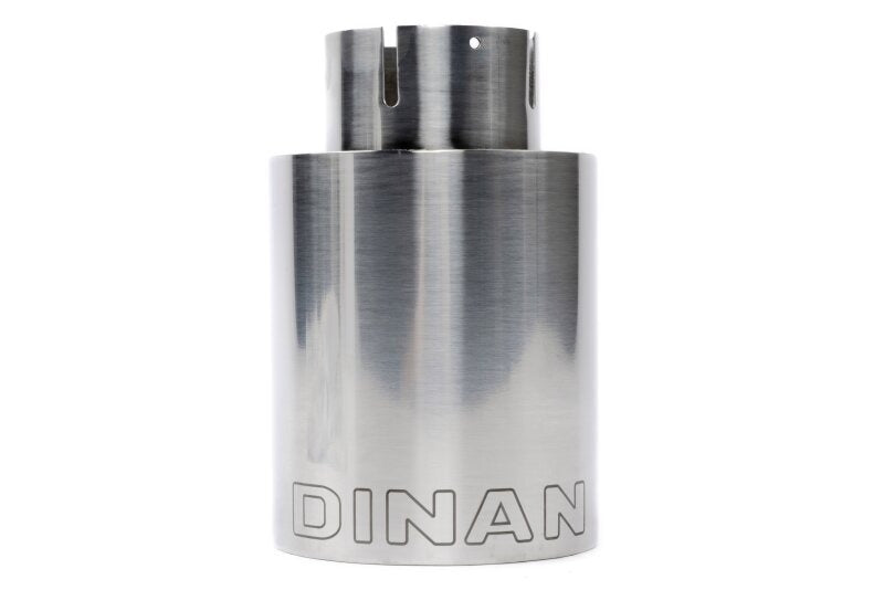 Dinan Double-Walled 4in Clamp-On Exhaust Tip - Polished - 4in Outlet / 2.5in Inlet