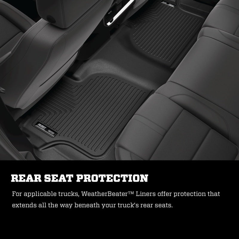 Husky Liners 2024 Subaru Crosstrek Weatherbeater Black Front & 2nd Seat Floor Liners