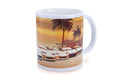 Tomei Mug - White / Z Car Sunset Huntington Beach - Universal