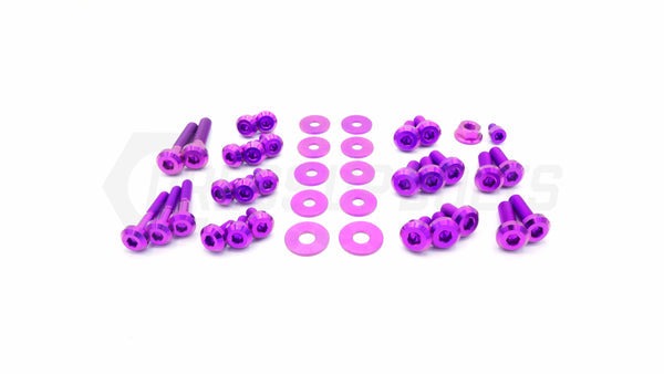 Fast Turn Fittings Stage 2 Titanium Hardware Engine Kit for EJ257 Engine (Purple) - 2015-2021 Subaru STI