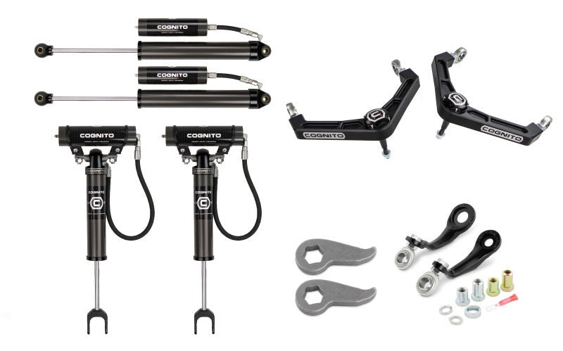 Cognito 20-26 Chevrolet Silverado 2500 HD 3in Premier Billet UCA Leveling Kit w/ 2.0 RR Shocks