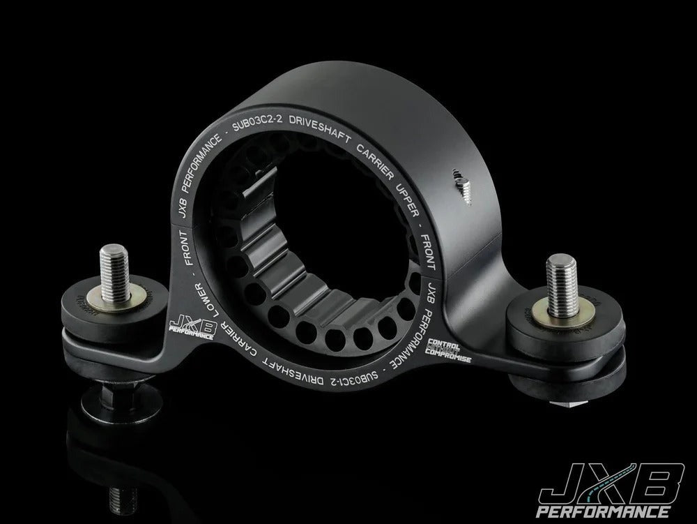 JXB Performance Driveshaft Center Support Bearing Carrier Upgrade - 2002-2007 Subaru WRX / 2004-2007 STI