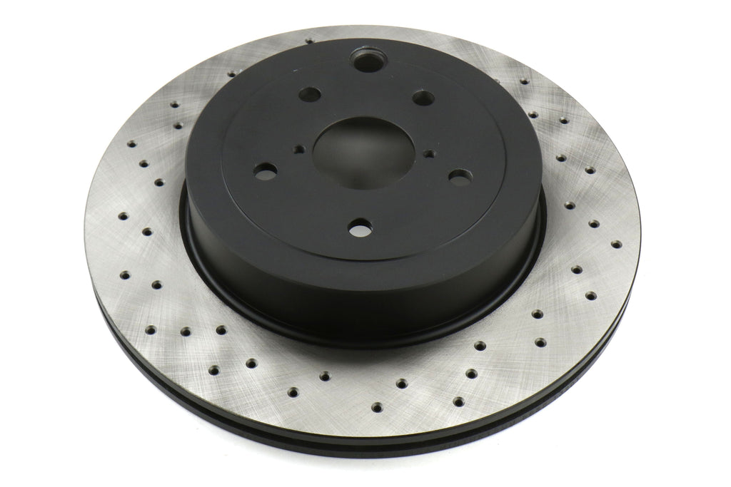 Centric Premium OE Style Drilled Rear Brake Rotor Pair - 2018-2021 Subaru STI