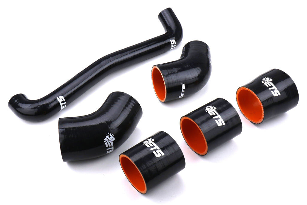 ETS Front Mount Intercooler Piping Kit w/ HKS BOV Flange Wrinkle Black - 2015-2021 Subaru WRX
