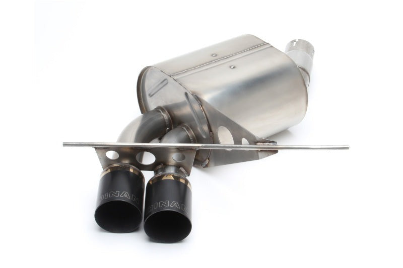Dinan 08-13 BMW 135i/135is (E82/E88) Free Flow Axleback Exhaust System - Black Tips