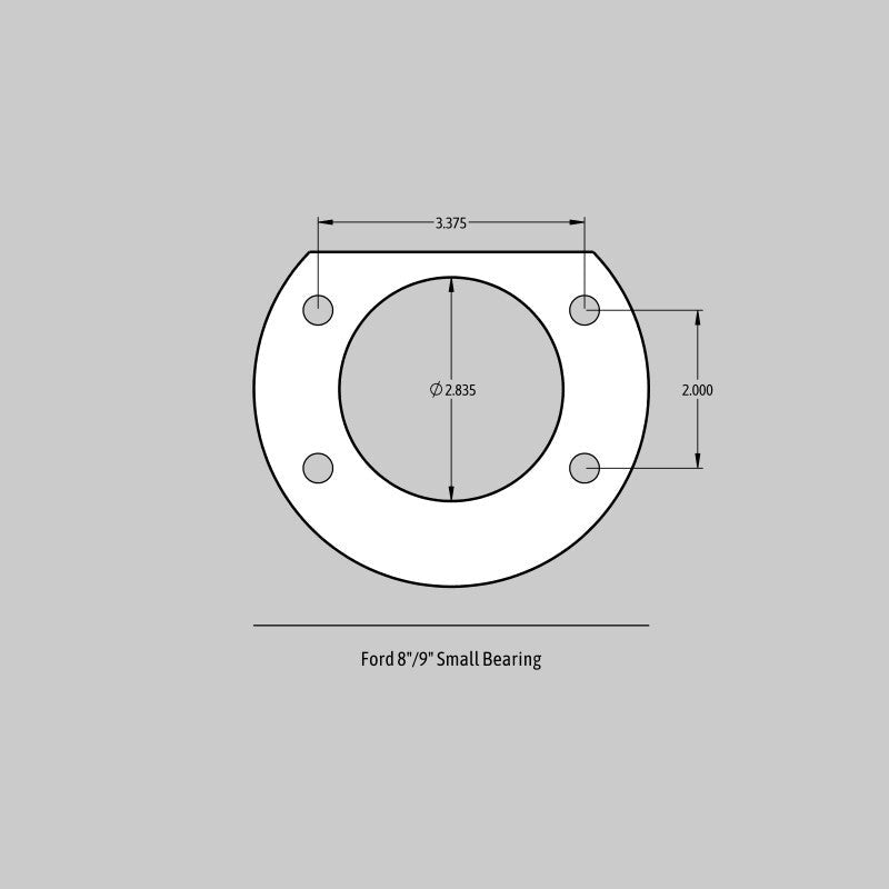 Baer Brakes Rear Ends w/ Ford 8/9in Small Bearing Housing Ends 13in Pro+ Rear SDZ Brake Kit - Black