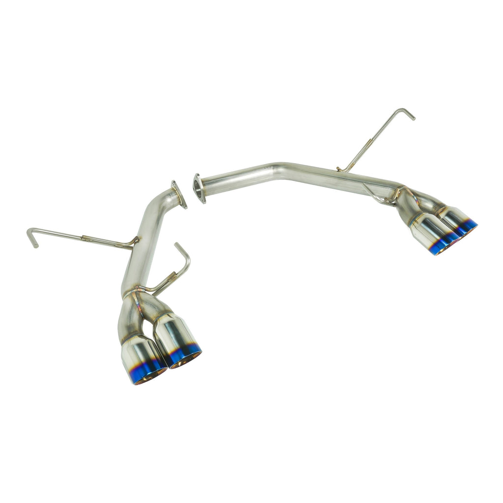 Remark Axleback Exhaust Titanium Stainless Double Wall Tip SPT Version - 2015-2024 Subaru WRX / 2015-2021 STI+
