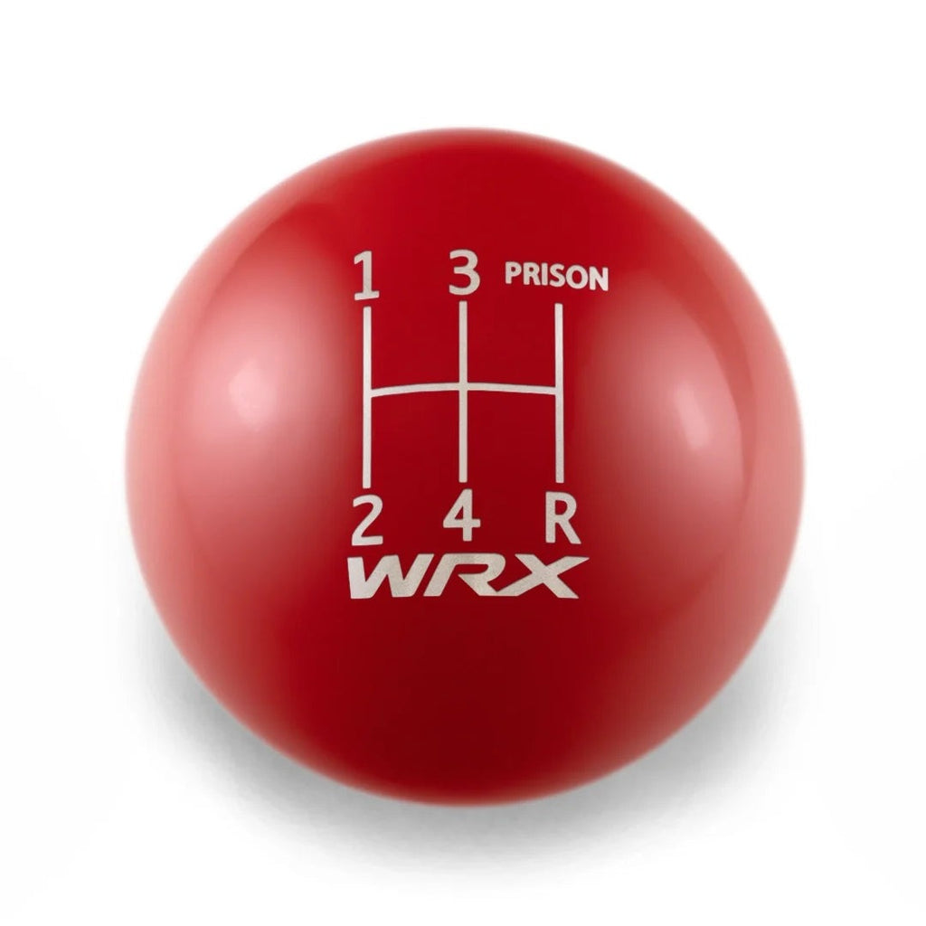 Billetworkz Weighted Shift Knob - 5 Speed WRX Jail-Prison Engraving - Subaru WRX