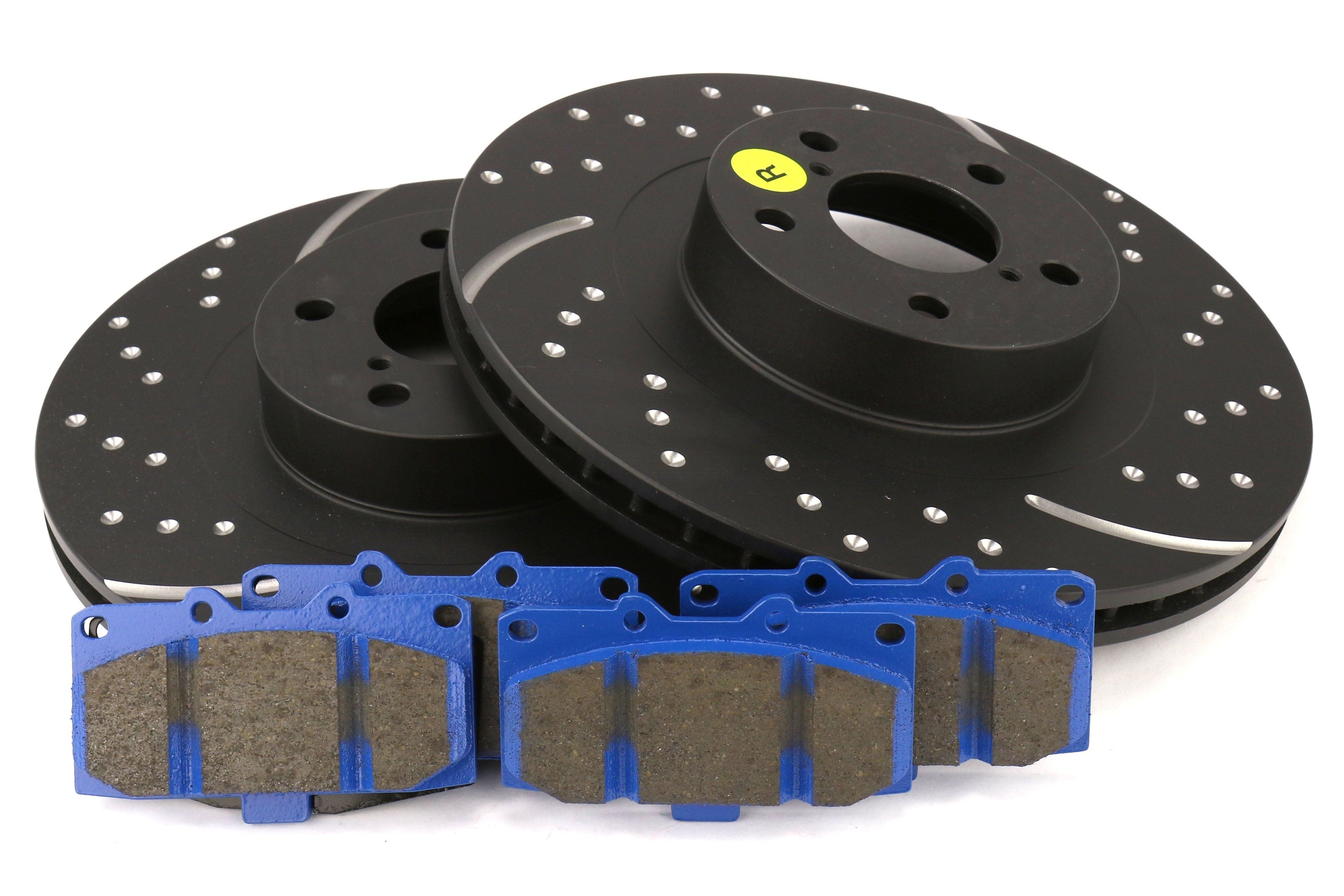 EBC S6K Bluestuff Pad and GD Rotor Front Kit - 2005-2017 Subaru STI