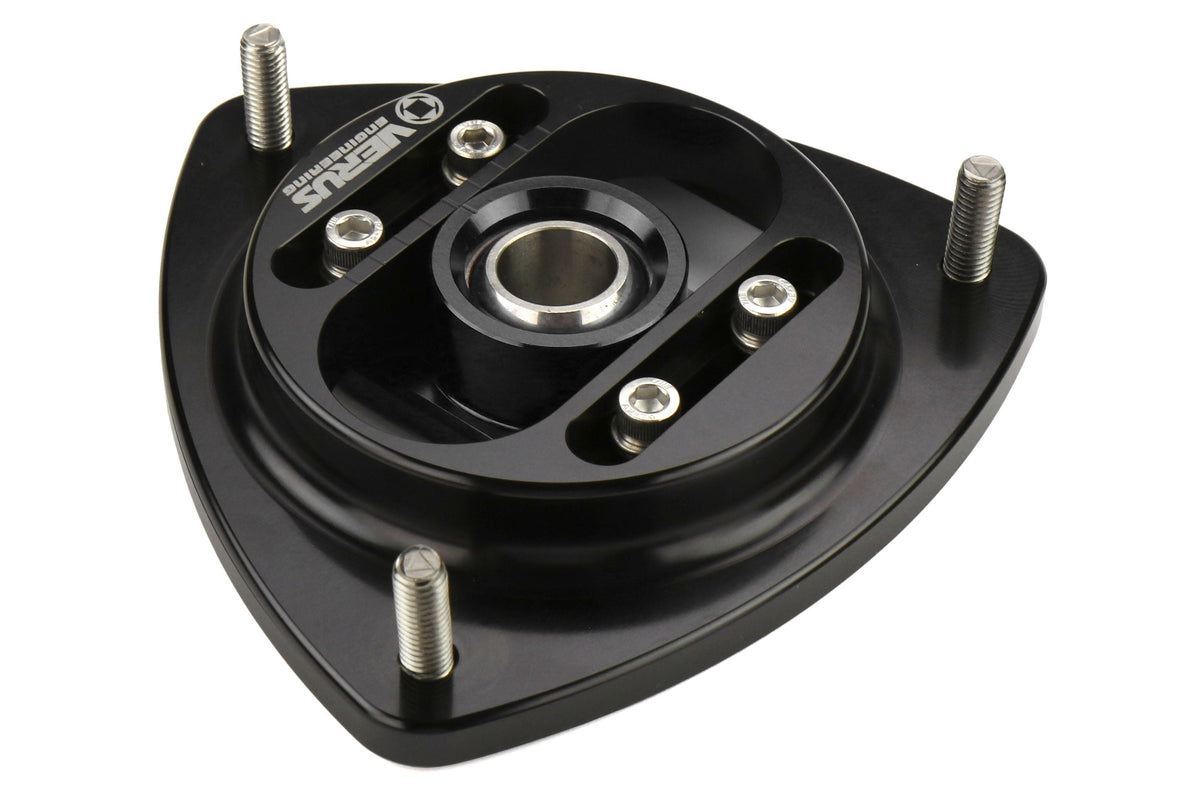 Verus Engineering Front Camber Plate Kit Black - 2013-2021 Scion FRS / Subaru BRZ / Toyota 86