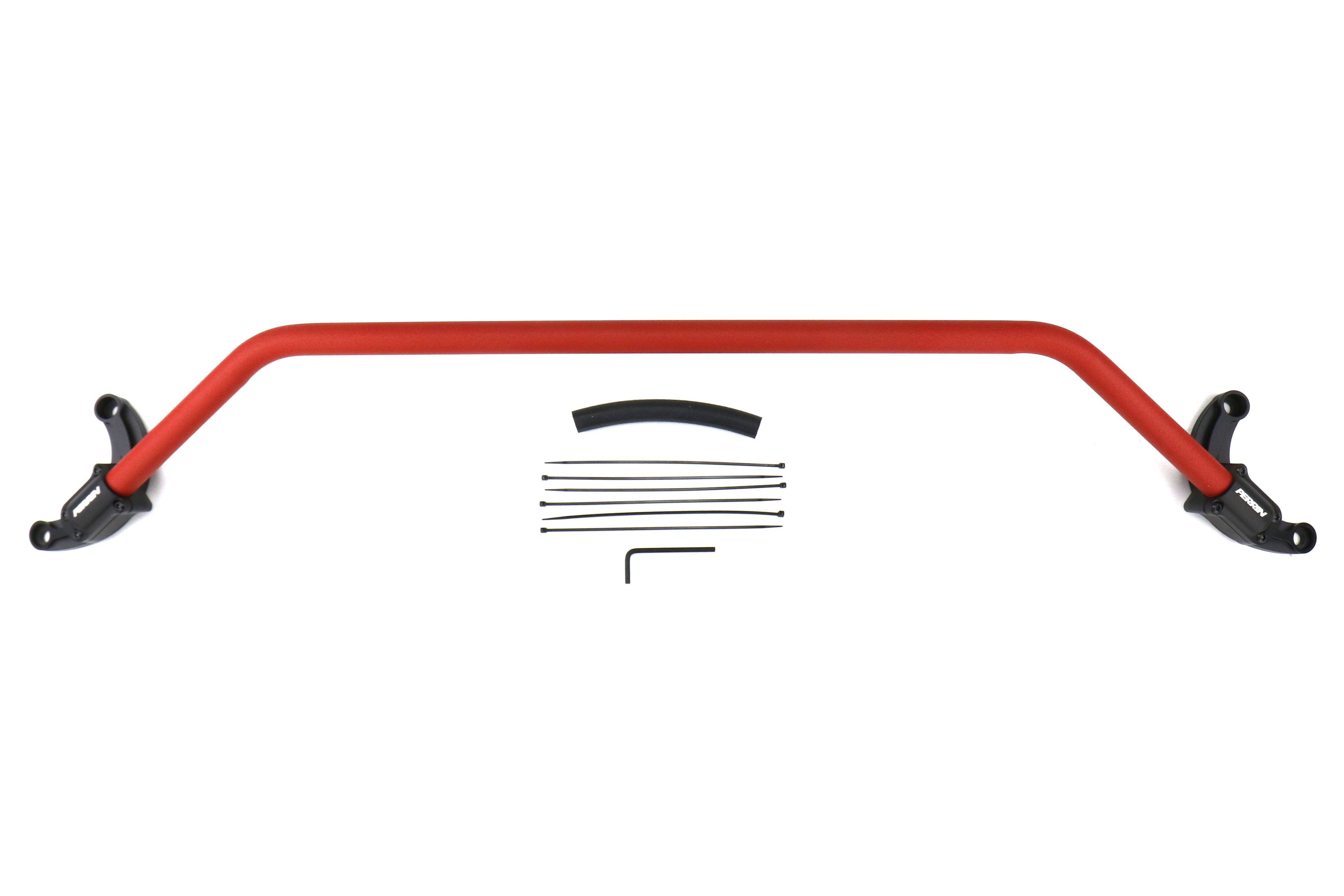 PERRIN Strut Tower Brace Red - Subaru Models (inc. 2002-2007 WRX / STI)
