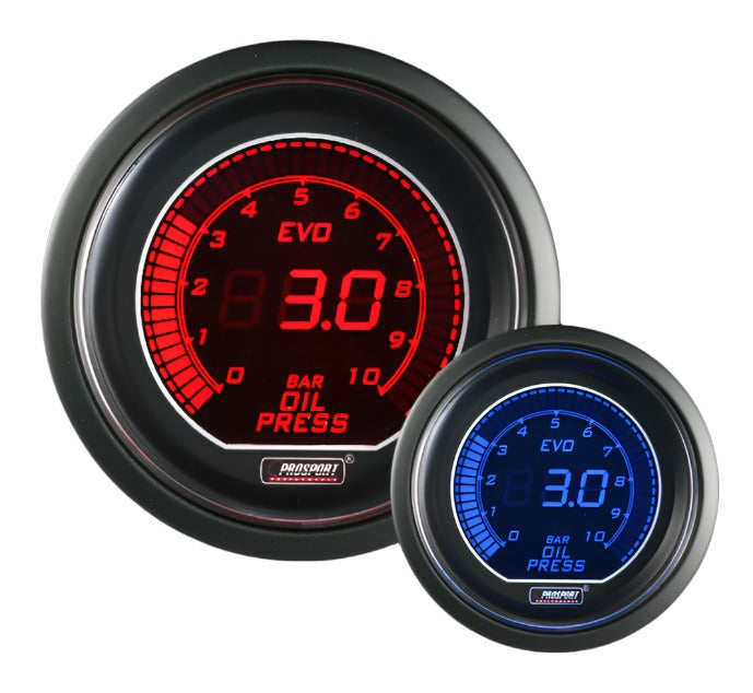 ProSport 52mm Evo Electrical Oil Pressure Gauge - BAR