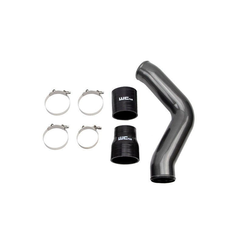 Wehrli 13-18 Cummins 6.7L Driver Side 3.5in Intercooler Pipe - Illusion Purple