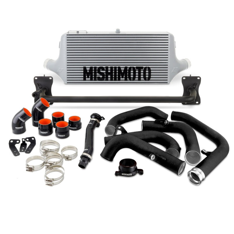 Mishimoto Front Mount Intercooler Kit - Silver Core / MWBK Pipes - 2022-2026 Subaru WRX