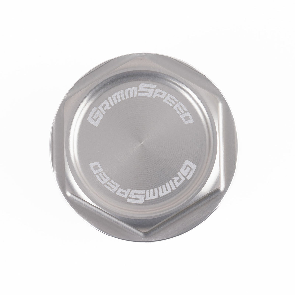 GrimmSpeed Version 2 Bolt Oil Cap (Silver) - Subaru Universal