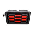 SMY HoneyComb Hyperflash (RBL) / DRL - Smoked Red - 2015-2021 Subaru WRX/STI