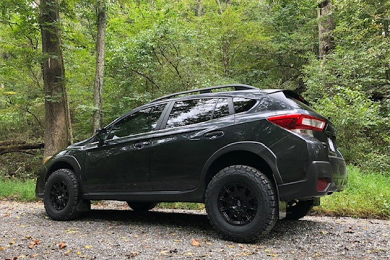 Rally Armor Black UR Mud Flap - Yellow Pearl Logo - 2018-2023 Subaru Crosstrek