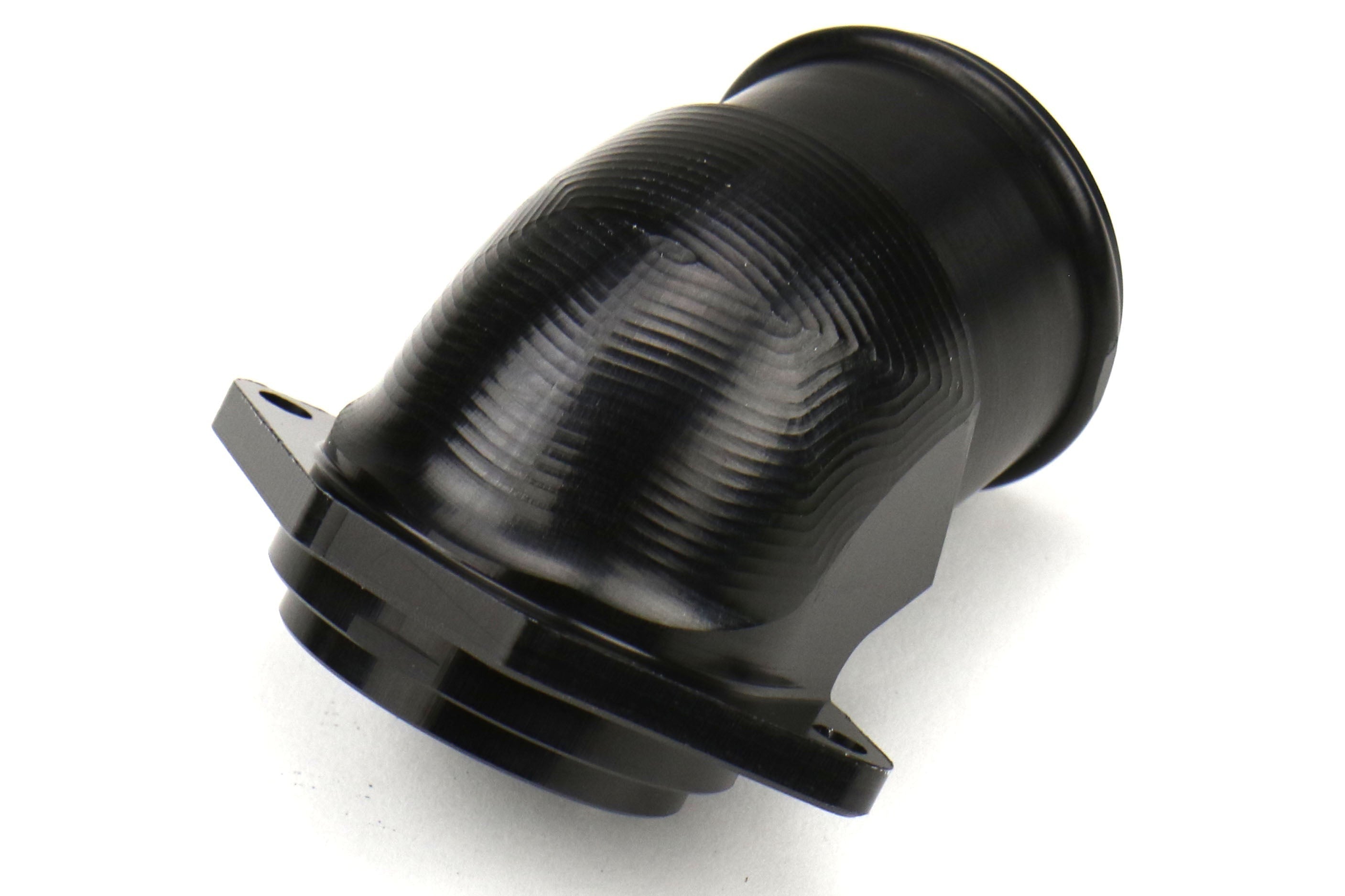 IAG Replacement Blow Off Valve Elbow Black - Subaru Models (inc. 2002-2007 WRX / 2004-2020 STi)