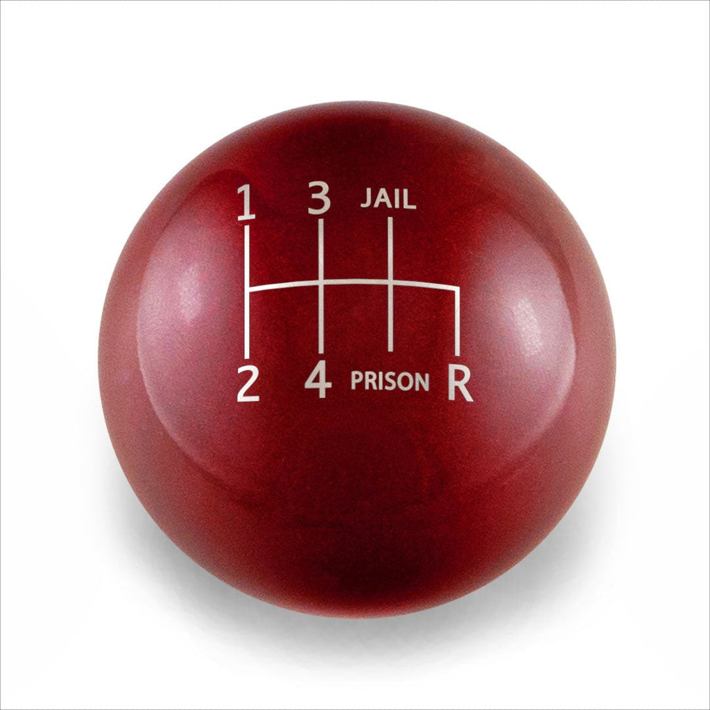 Billetworkz Weighted Shift Knob - 6 Speed Jail-Prison Engraving for Subaru