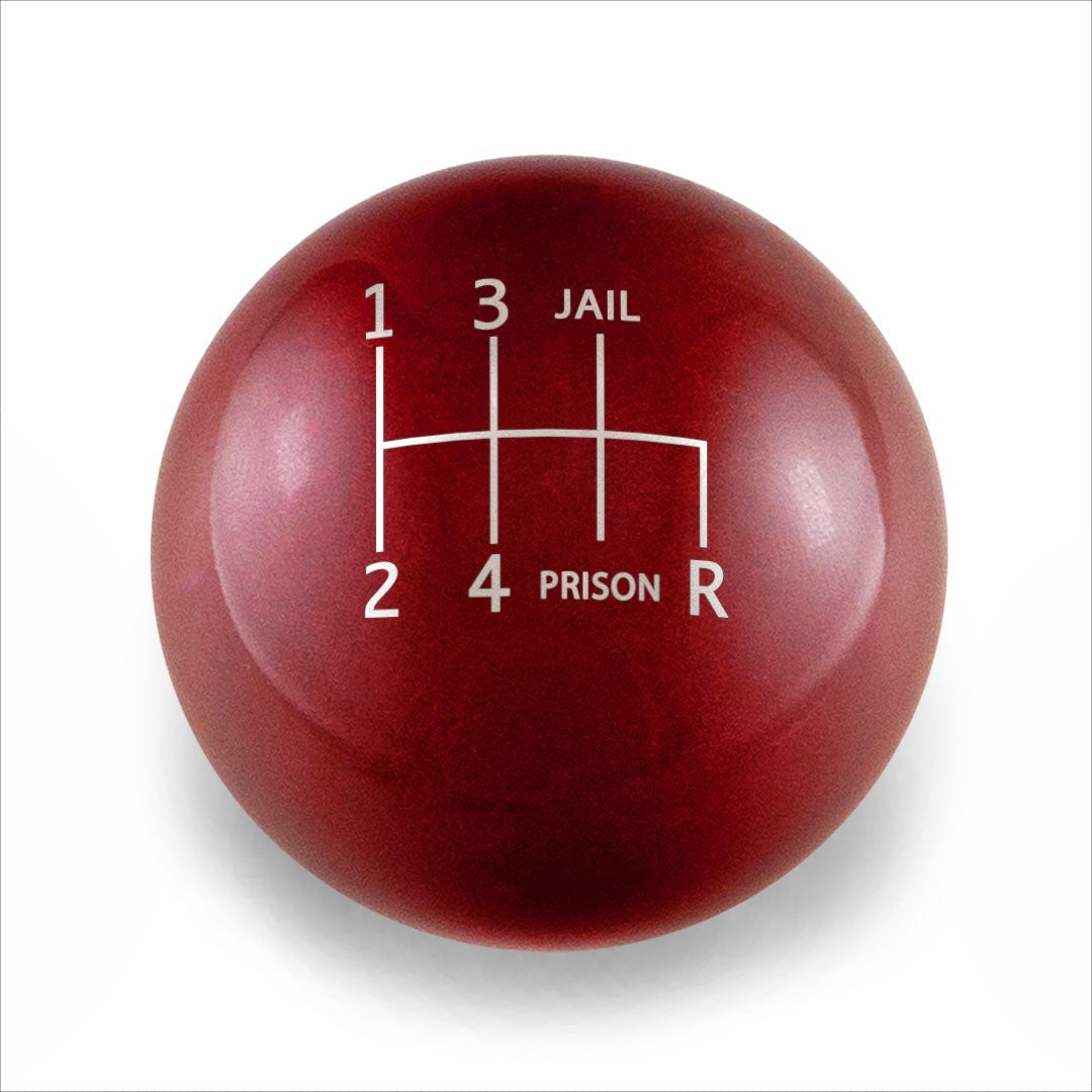 Billetworkz Weighted Shift Knob - 6 Speed Jail-Prison Engraving for Subaru