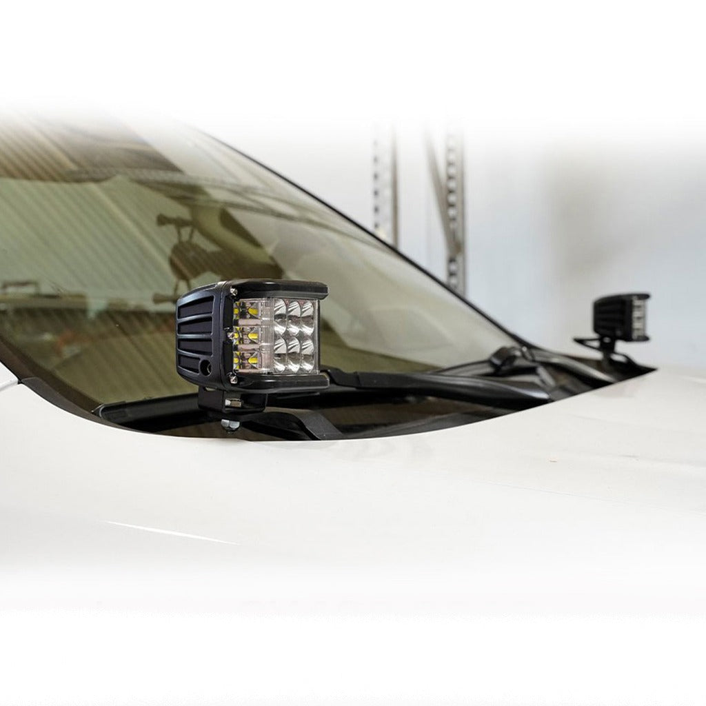 2010+ Toyota 4Runner Low Profile Ditch Light Bracket Combo Kit CR2346