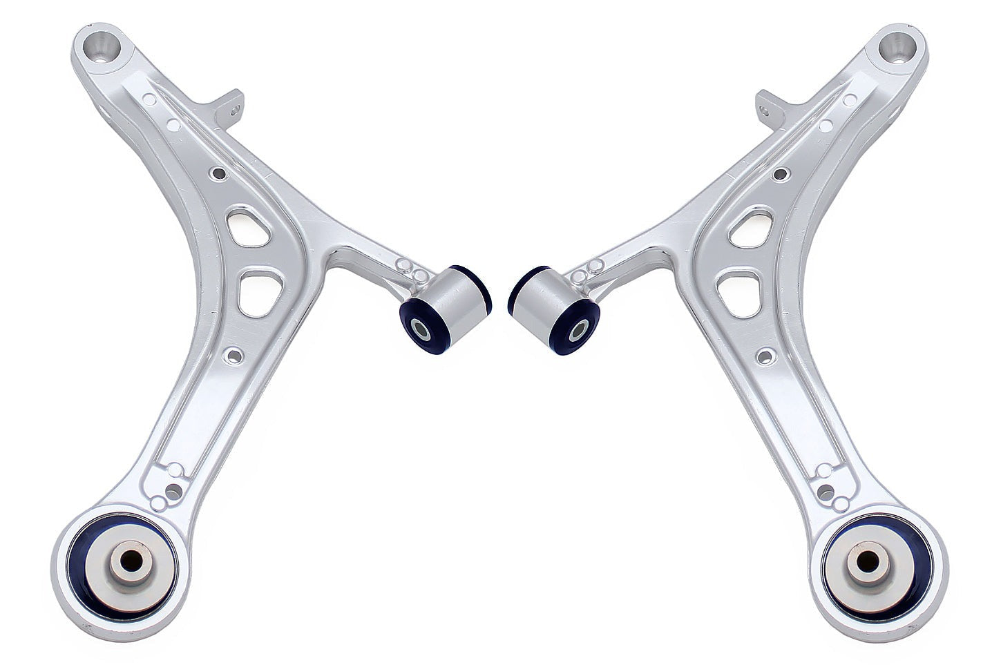 SuperPro Front Lower Alloy Control Arm Kit (+Caster) - 2008-2014 Subaru WRX / STI