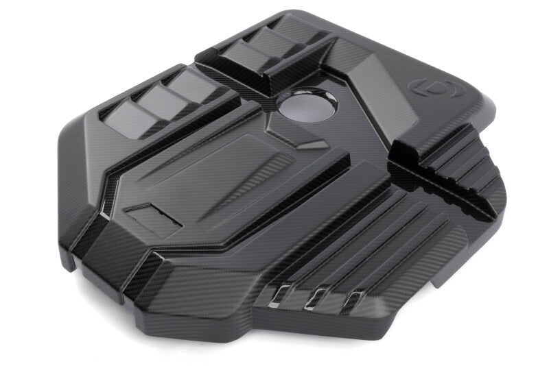Dinan 21-27 BMW M2/M3/M4 (G80/G82/G87) Matte Carbon Fiber Engine Cover w/Gloss Accents