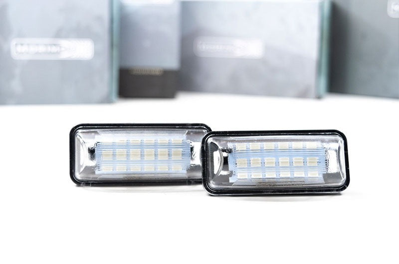 Morimoto XB LED License Plate Housing Lights - Subaru Models (inc. 2011-2021 WRX / STI / 2013-2020 BRZ)