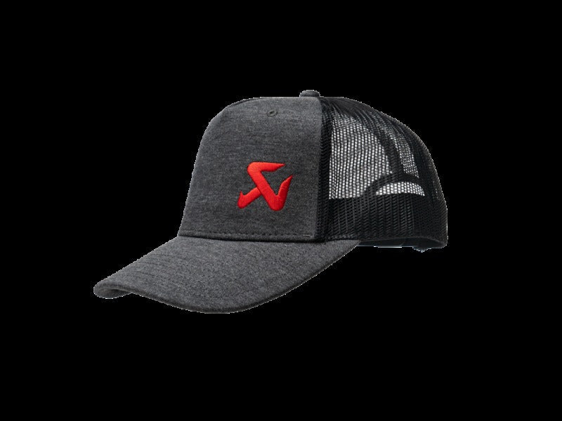 Akrapovic Logo Trucker Cap - Ash Grey / Black Mesh - 802282