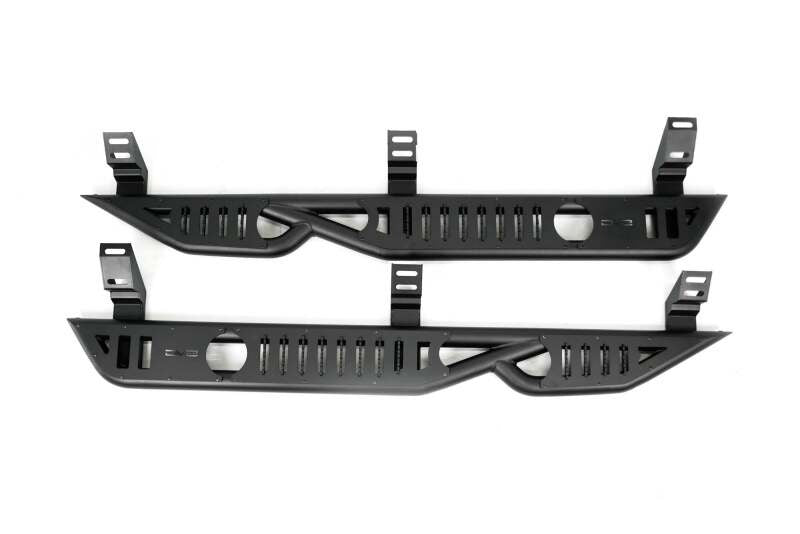 DV8 Offroad 24-25 Toyota Land Cruiser OE Plus Side Steps - Black Steel