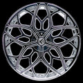 Kraze KR184 Ricochet 22x8.5 5x115/120 +38 Offset Chrome Wheel