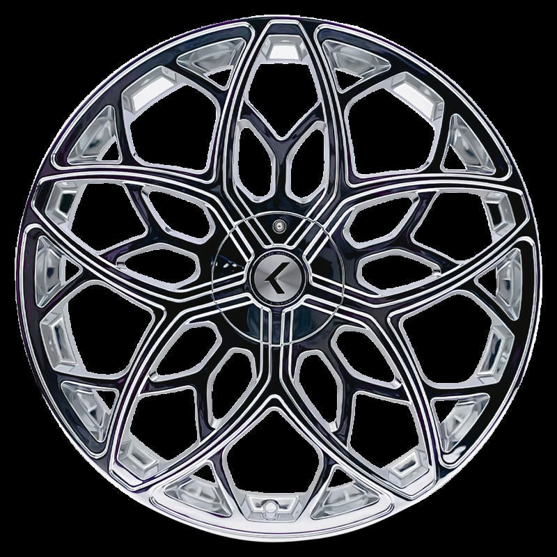 Kraze KR184 Ricochet 22x8.5 5x115/120 +38 Offset Chrome Wheel