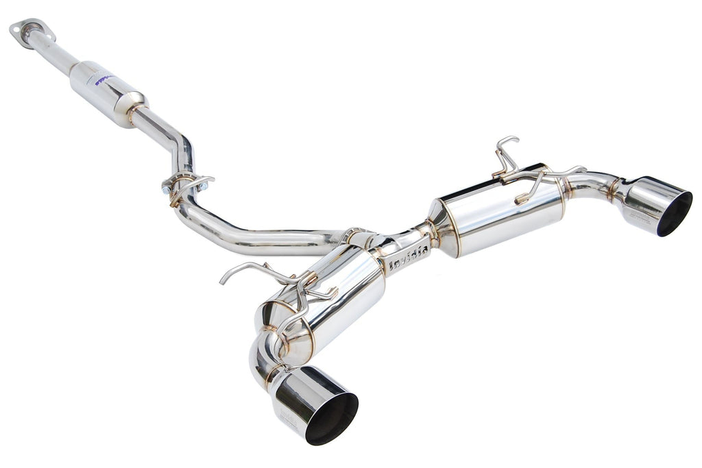 Invidia N2 Cat Back Exhaust - Stainless Steel Tips - 2013-2024 Scion FR-S / Subaru BRZ / Toyota 86