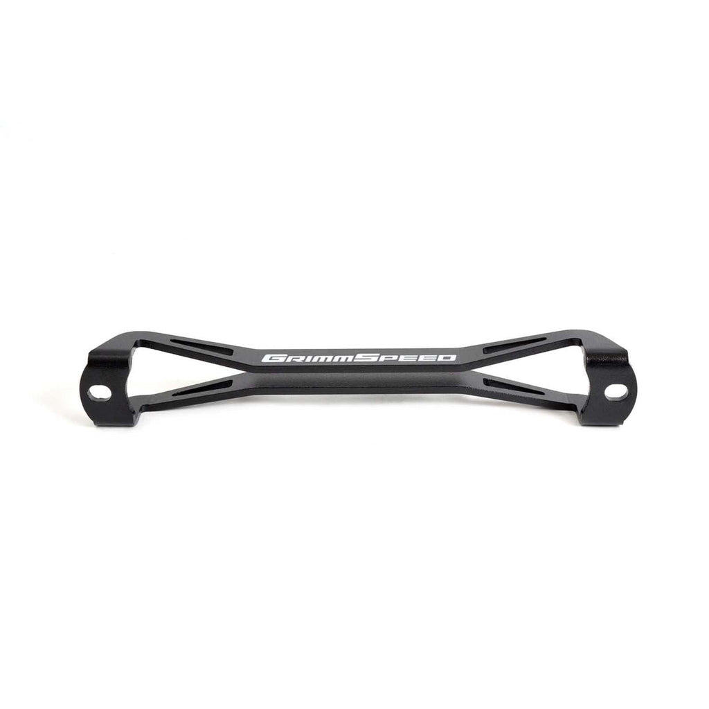 GrimmSpeed Lightweight Battery Tie Down Black - Subaru Models (inc. 2002+ WRX/STI)