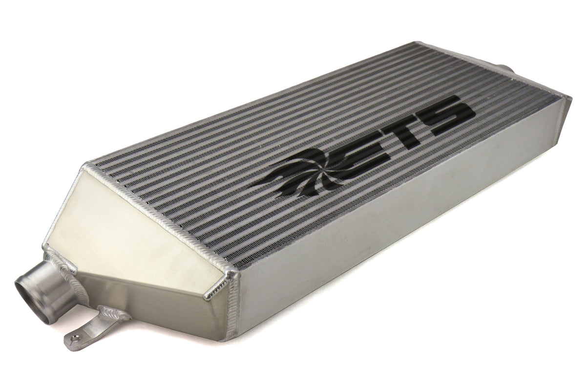 ETS Front Mount Intercooler Silver 3" Core Black Stencil - 2008-2014 Subaru WRX / STI