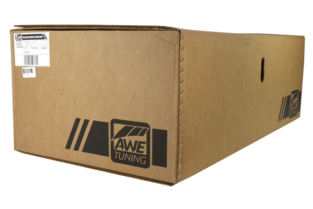 AWE Touring Edition Cat-Back Exhaust (Diamond Black Tips) - 2011-2021 Subaru WRX / STI