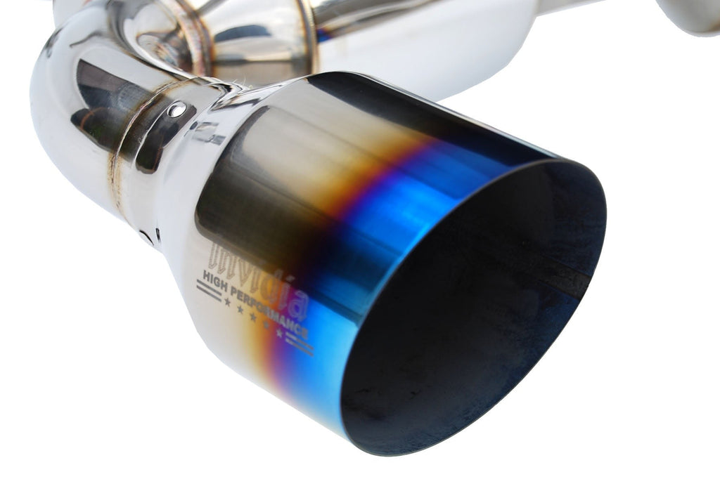 Invidia N2 Cat Back Exhaust - Titanium Tips - 2013-2024 Scion FR-S / Subaru BRZ / Toyota 86